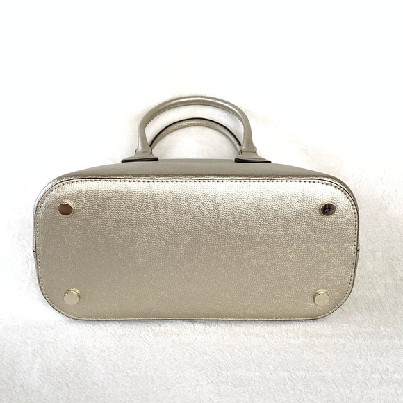 Kate Spade Sylvia Large Dome Satchel in Pale Gold - Picture 9 of 12